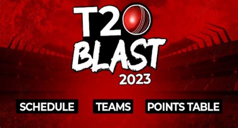 T20 Blast 2023 .